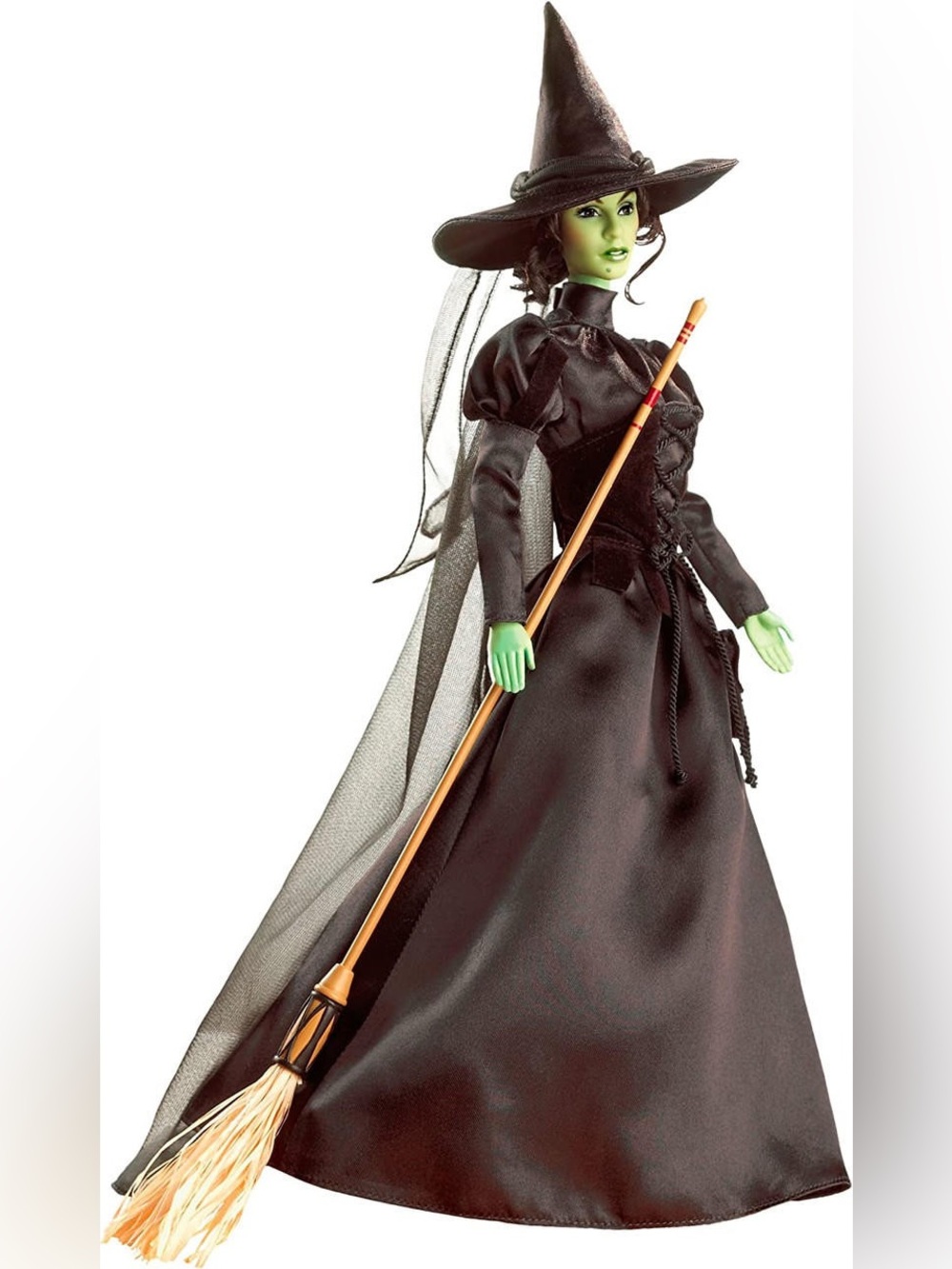 Barbie Wizard of Oz Wicked Witch Elphaba Doll In Box